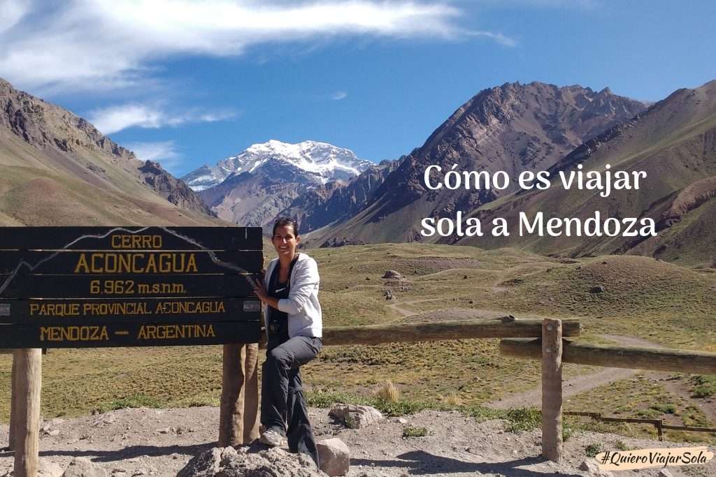 Yo en el Mirador del Aconcagua en Mendoza