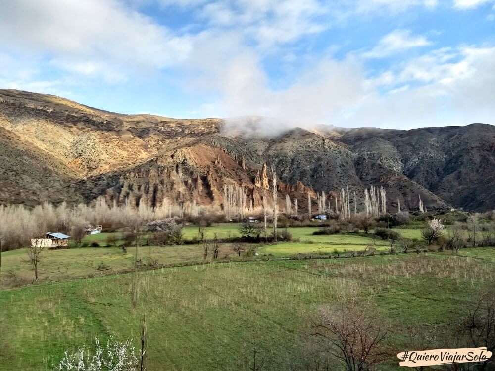 Paisaje en el recorrido del Dogu Ekspressi