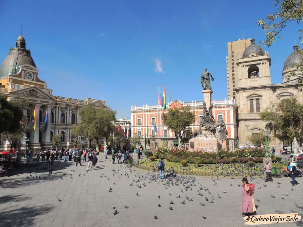 Plaza Murillo en La Paz