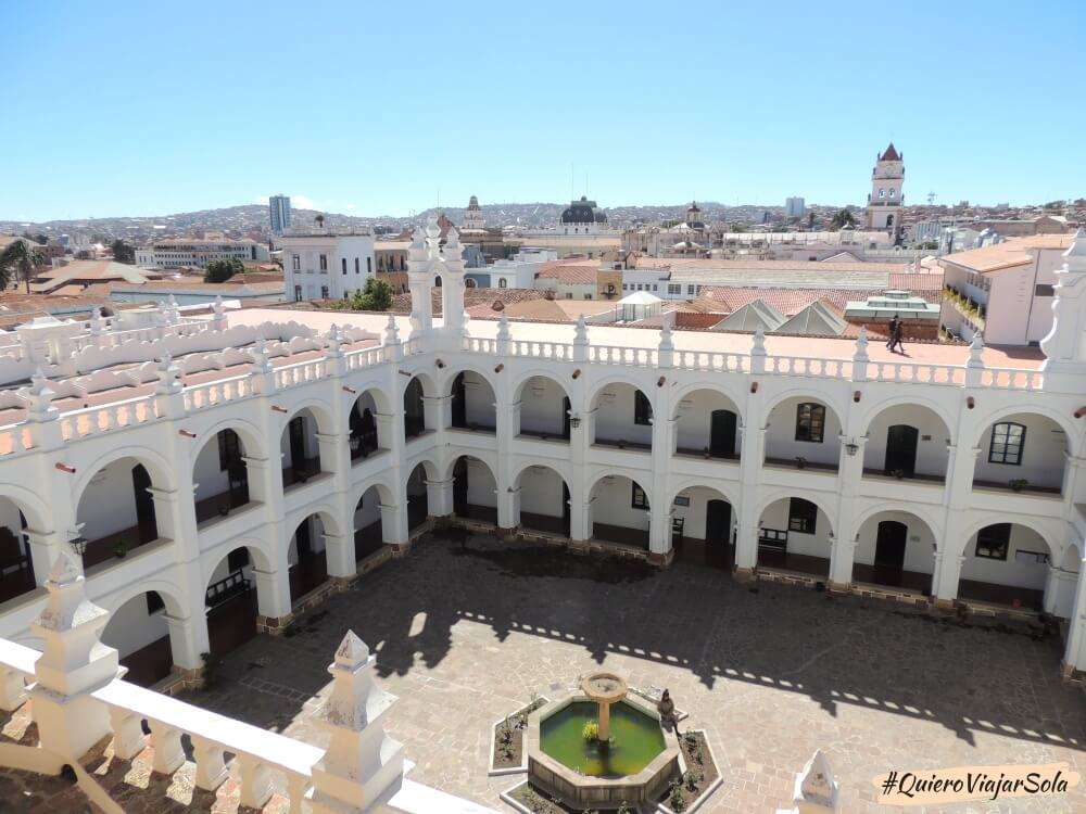 Vista del Claustro de San Felipe Neri desde las terrazas