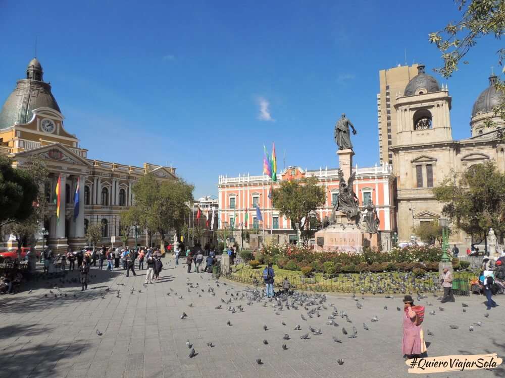 Plaza Murillo en La Paz