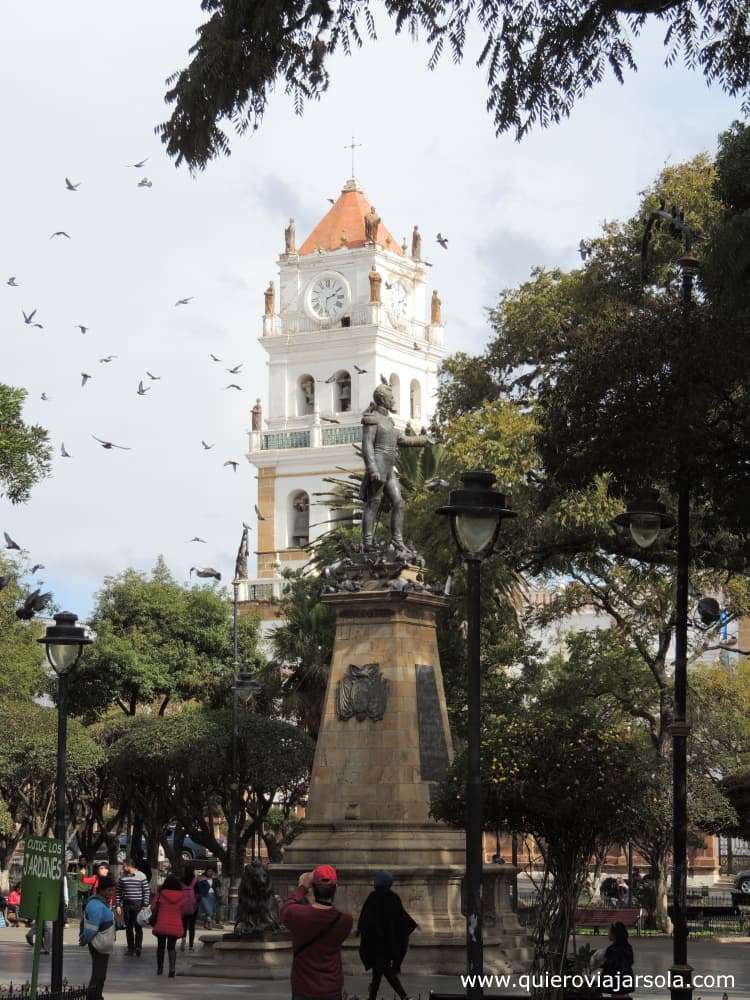 Plaza 25 de Mayo en Sucre