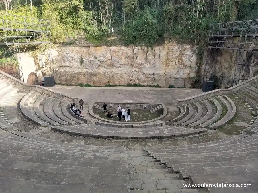 El teatro Griego de Montjuic