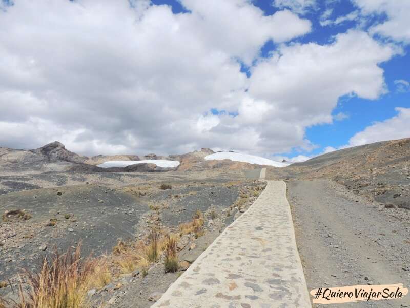 Camino al glaciar