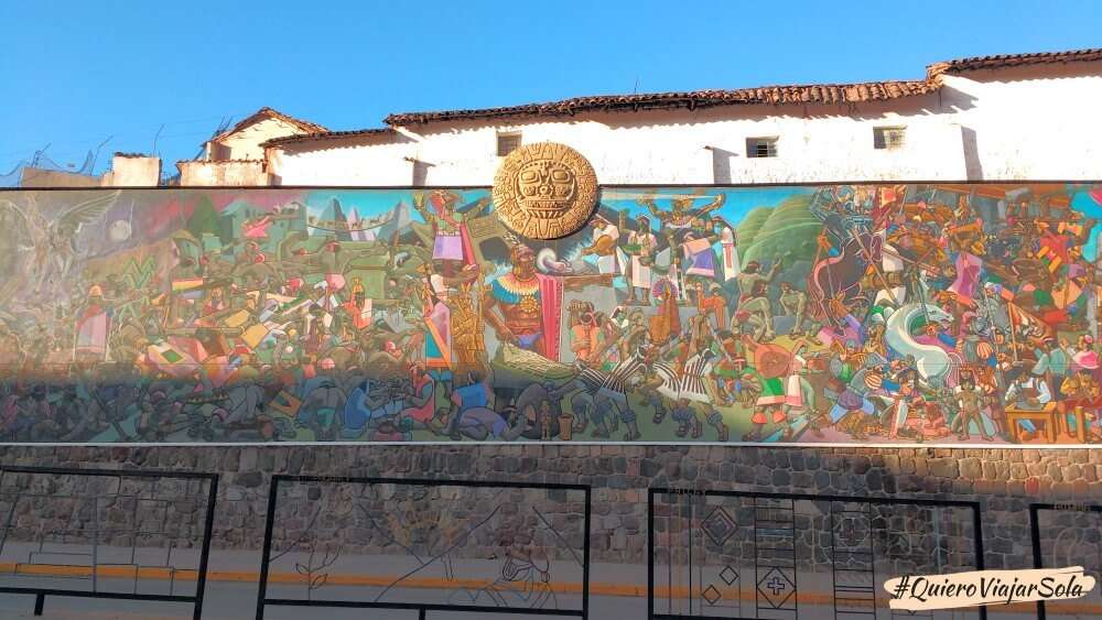 Mural de la historia de Cusco