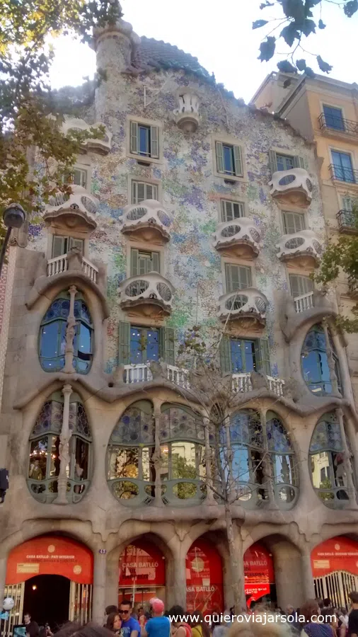 Fachada de la Casa Batlló