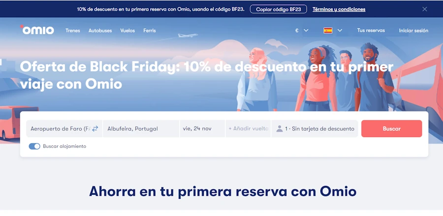 Omio Black Friday