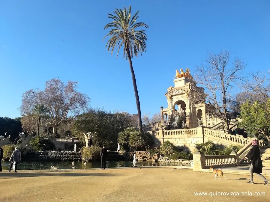 Fuente Monumental en el Parque de la Ciutadella