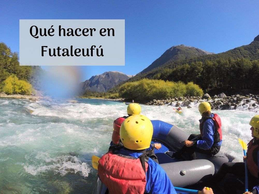 Yo haciendo rafting en Futaleufú