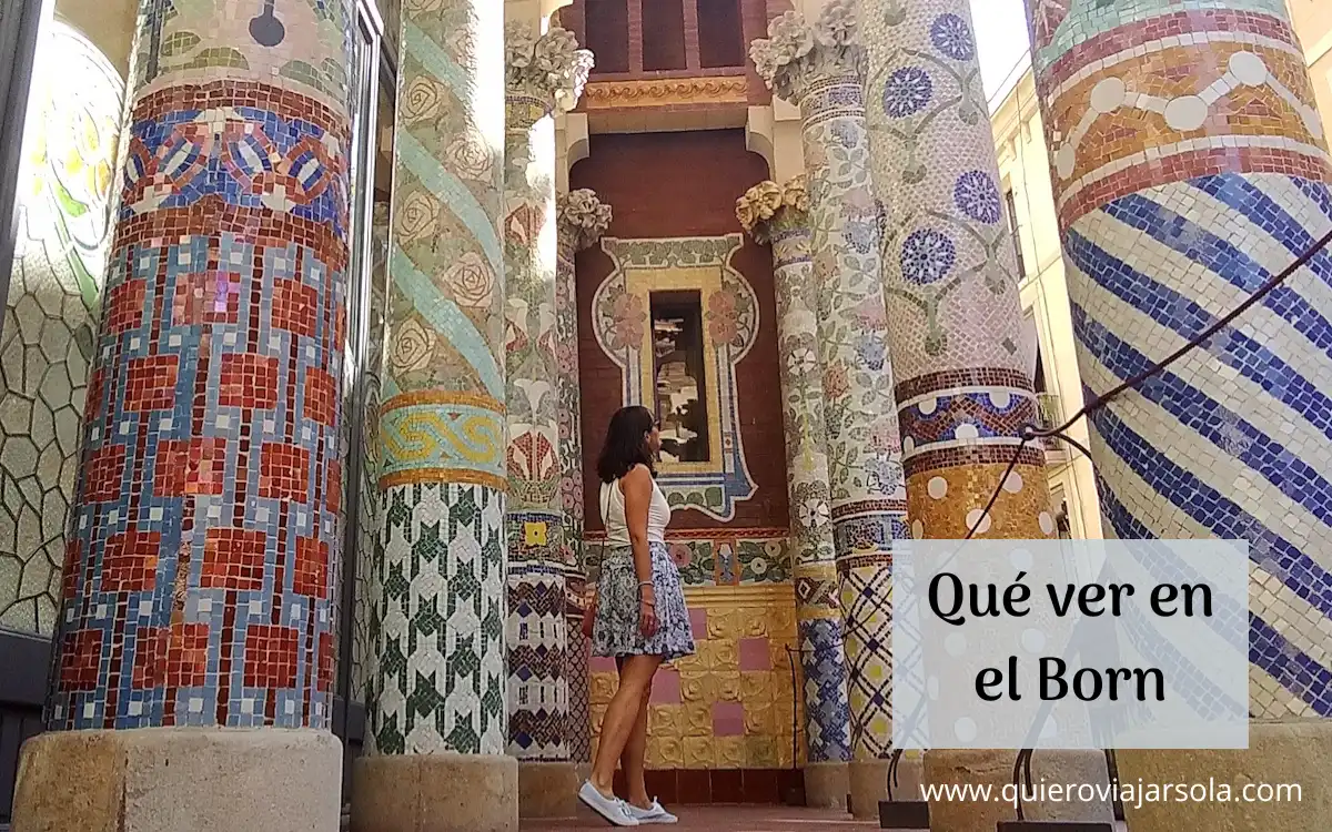 Yo en el Palau de la Música Catalana