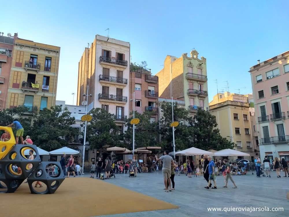 Plaza del Sol en Gracia Barcelona