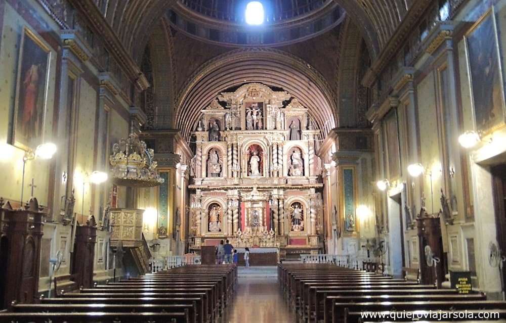 Interior de la iglesia de la Compañía de Jesús