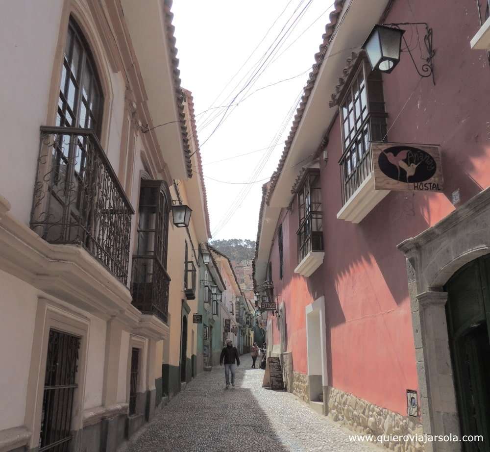 Calle Jaén en La Paz