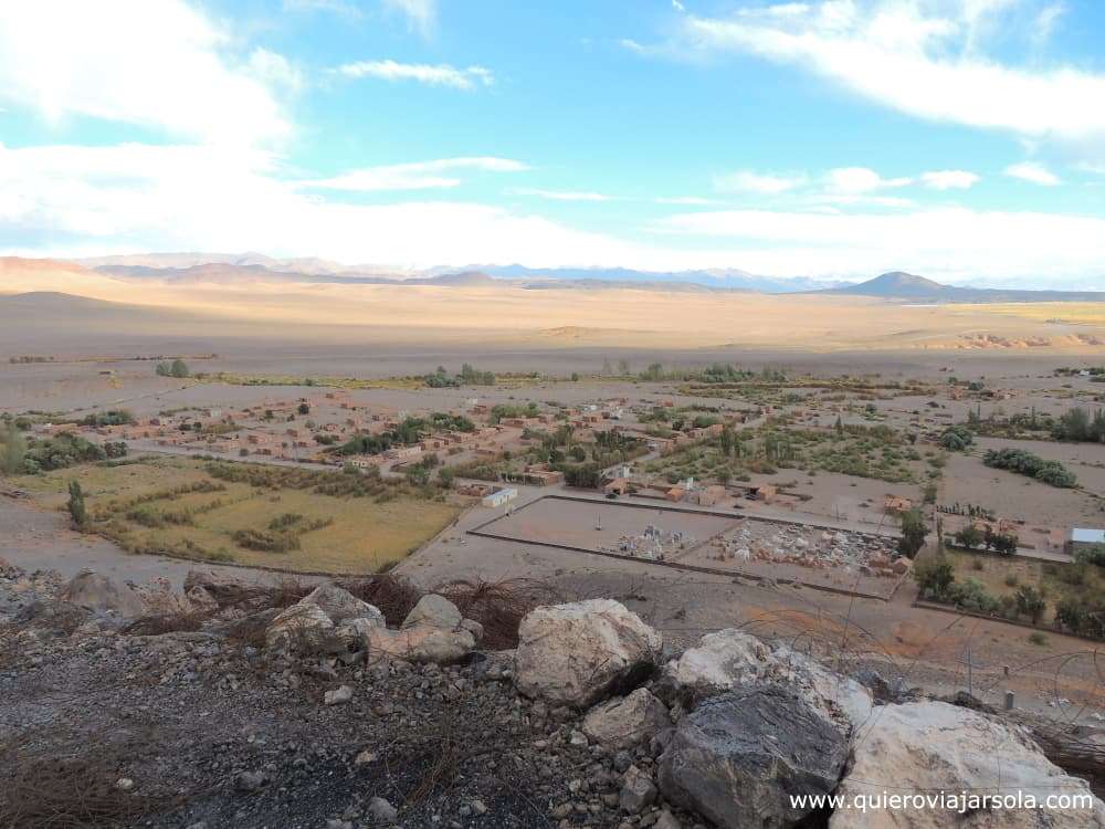 Vistas desde el mirador de Antofagasta de la Sierra