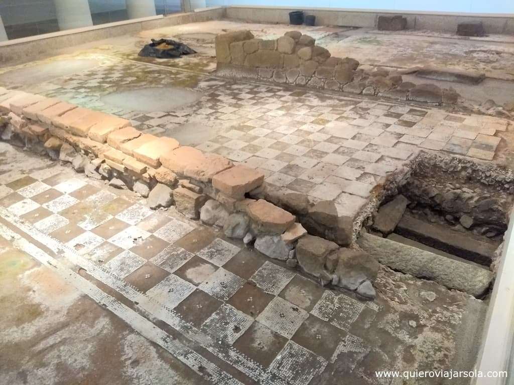 Mosaico romano en el Museo Arqueológico de Braga