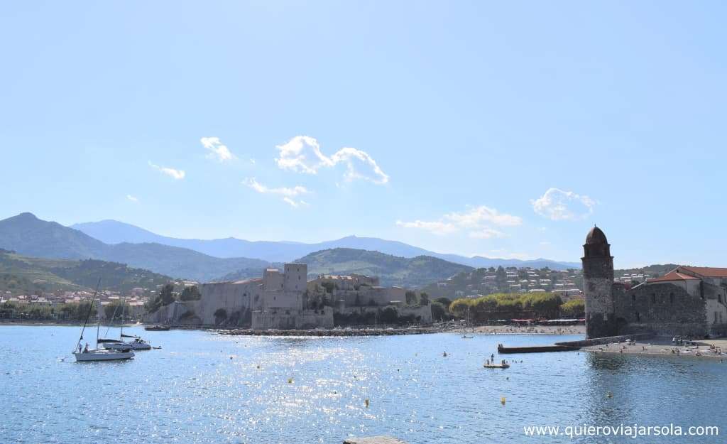 Vista desde el faro de Collioure