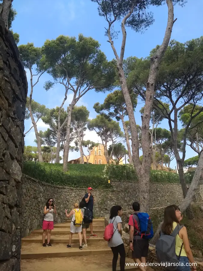 Un tramo del Camino de Ronda entre Calella y Llafranc