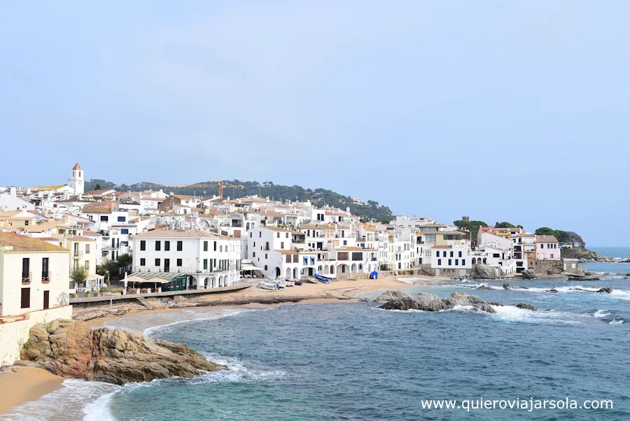 Panorámica de Calella y sus playas