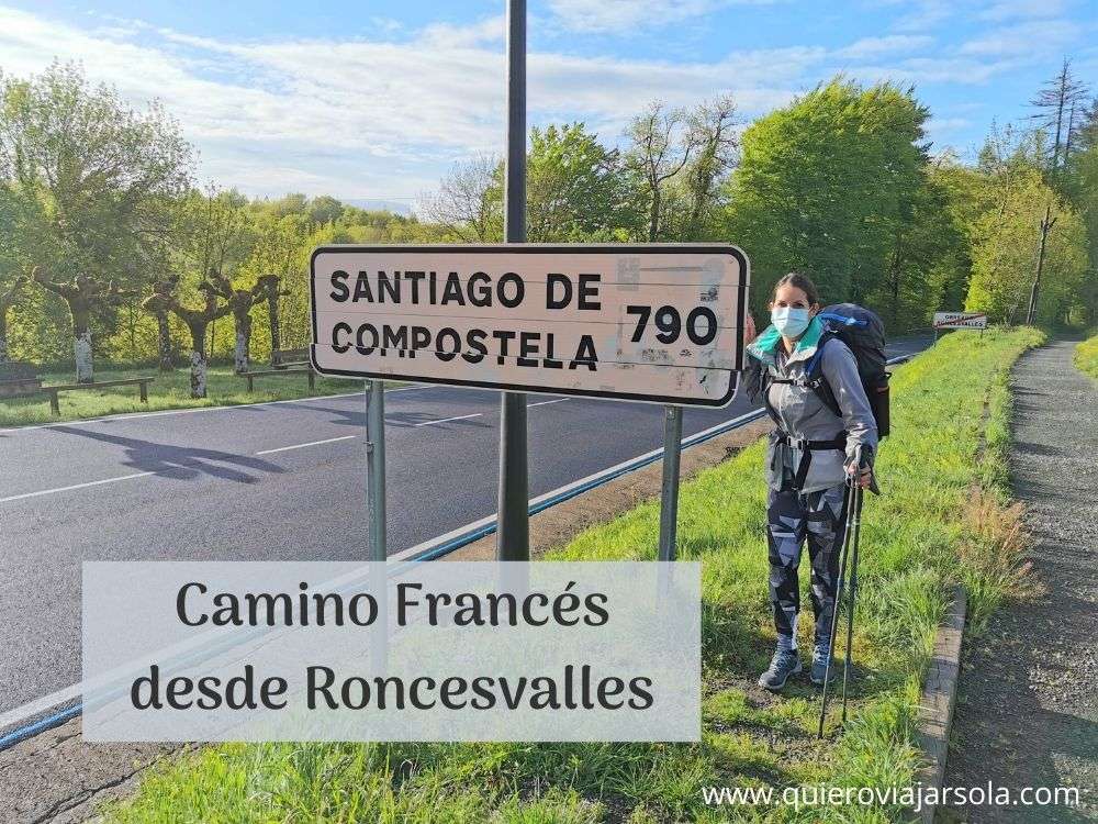 Camino de Santiago Francés desde Roncesvalles etapas y km