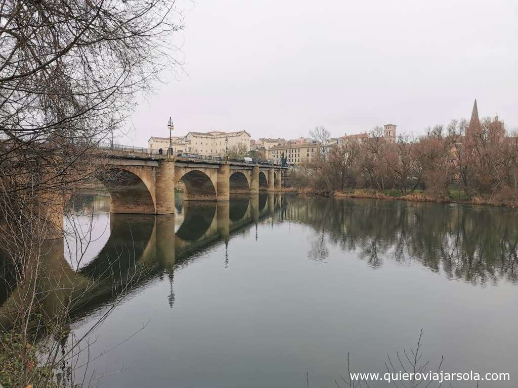 Río Ebro a su paso por Logroño