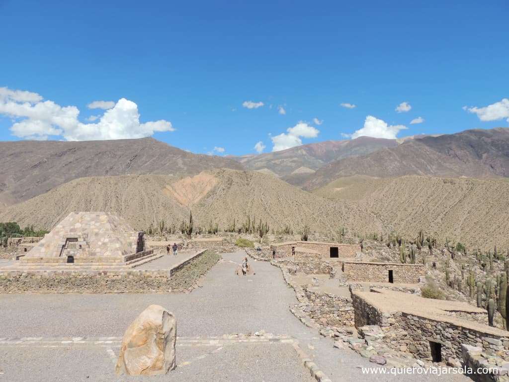 Vista panorámica del Pucará de Tilcara