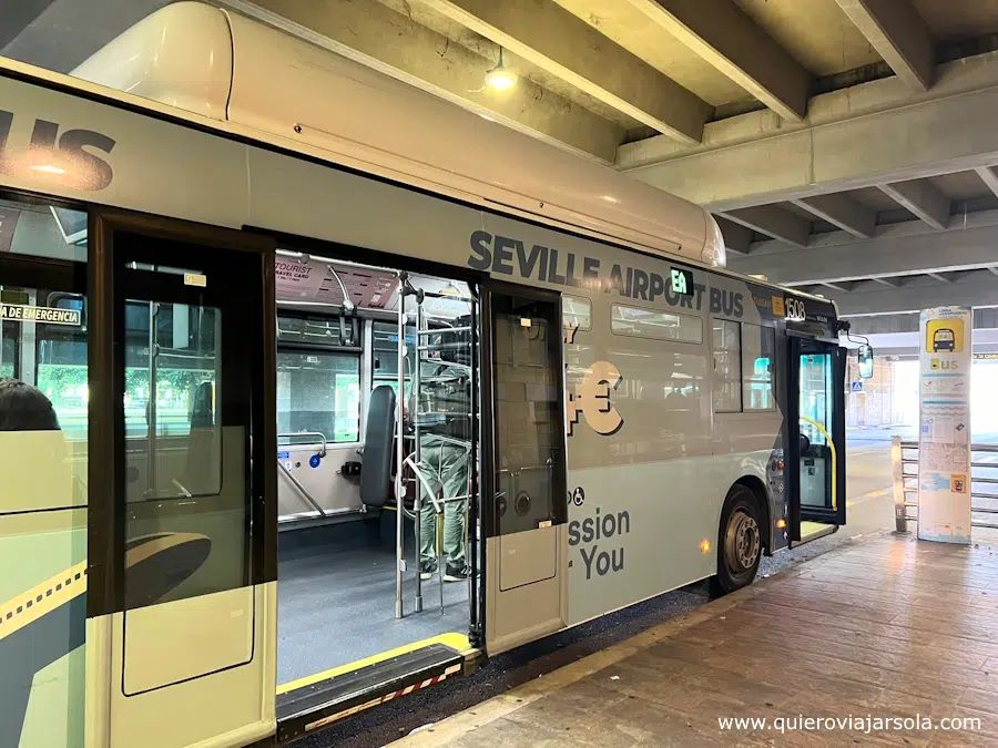 Autobús EA aeropuerto Sevilla