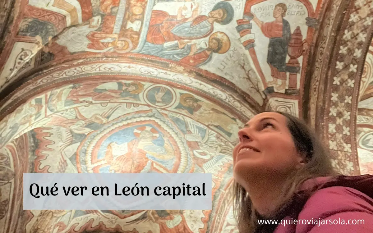 Yo en el interior de la Basílica de San Isidoro en León