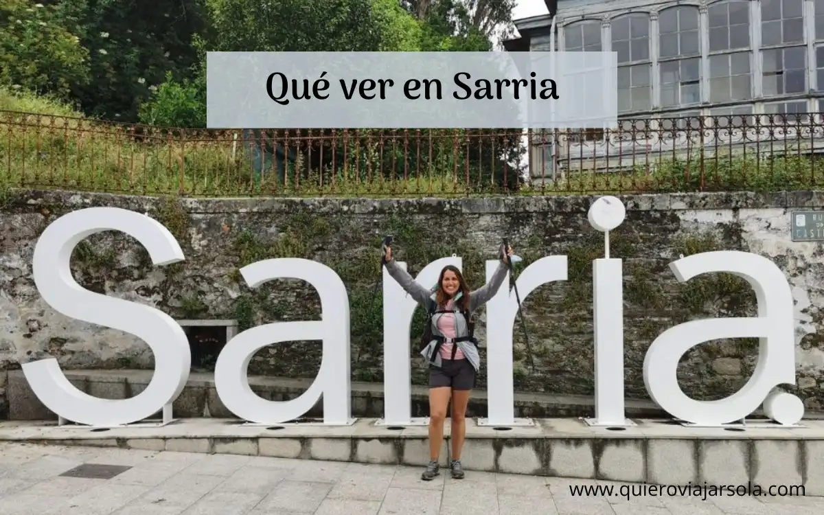 Yo junto a las letras de Sarria