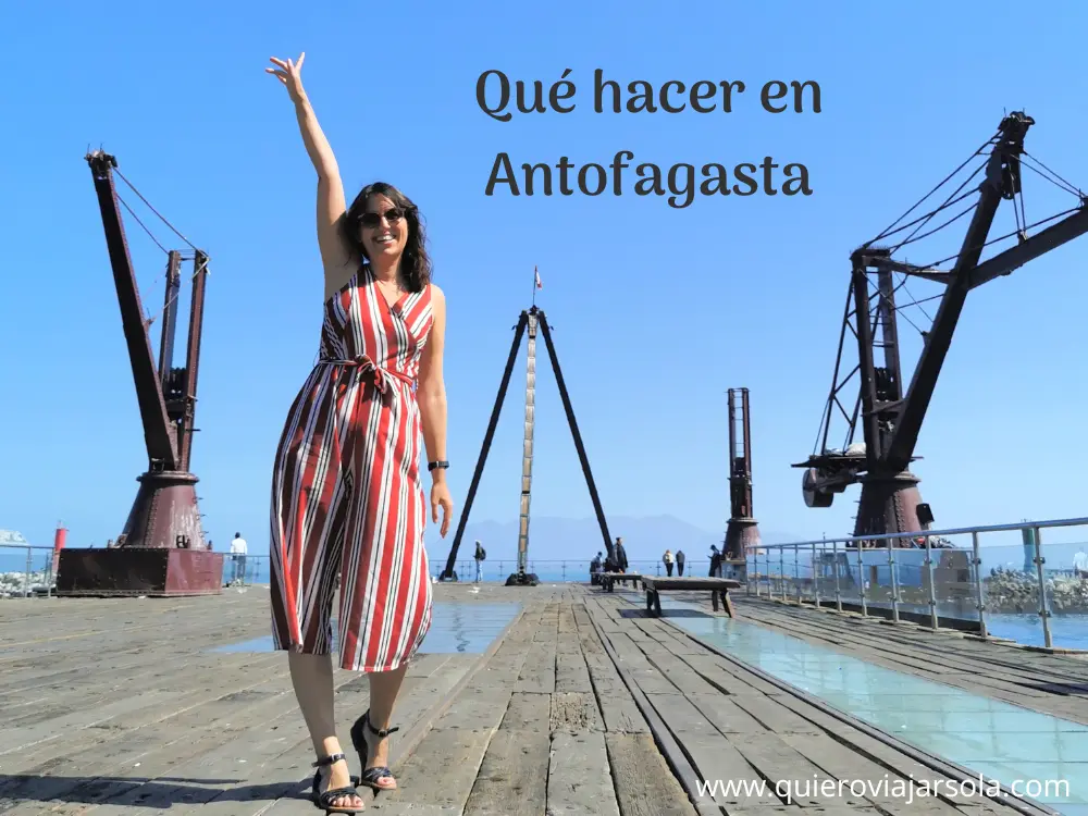 Yo en el antiguo muelle salitrero.