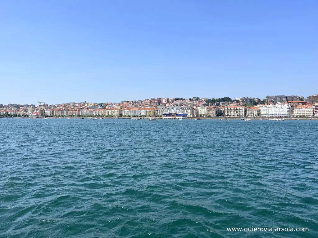 Santander vista desde el mar