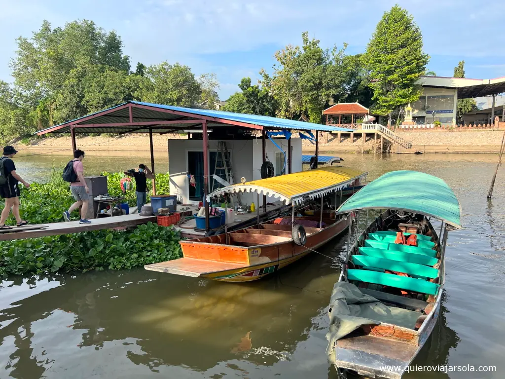 El embarcadero donde tomé el tour por el río