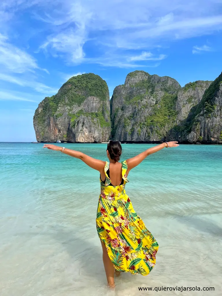 Yo en Maya Bay