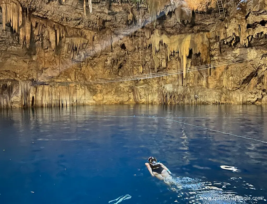 Yo en el Cenote Chukum