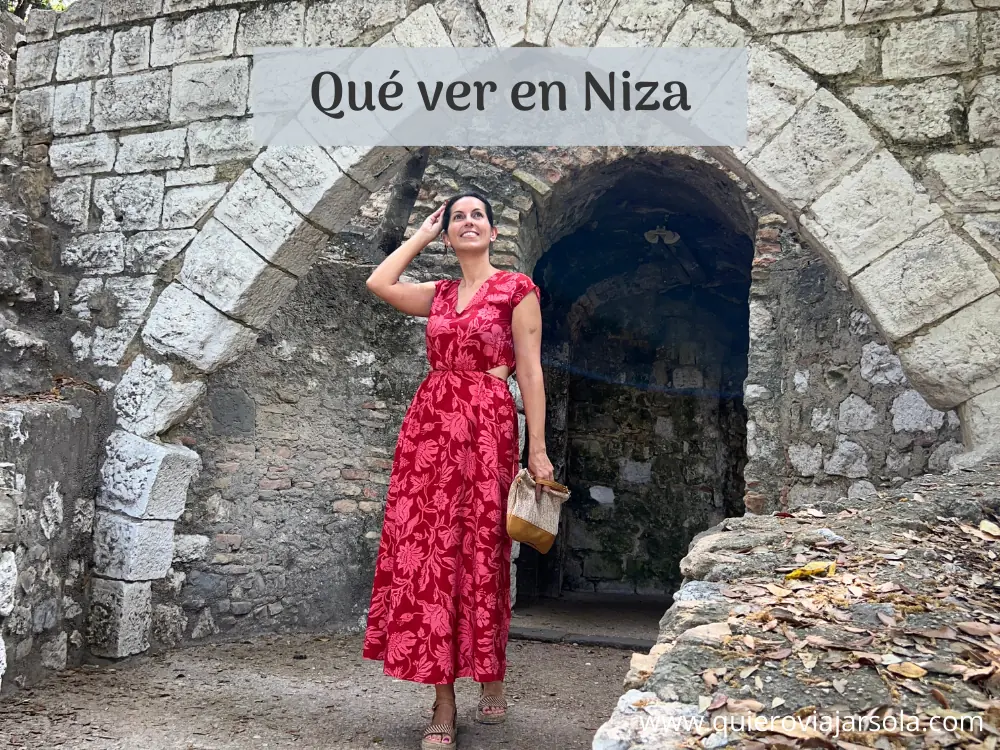 Yo en el castillo de Niza