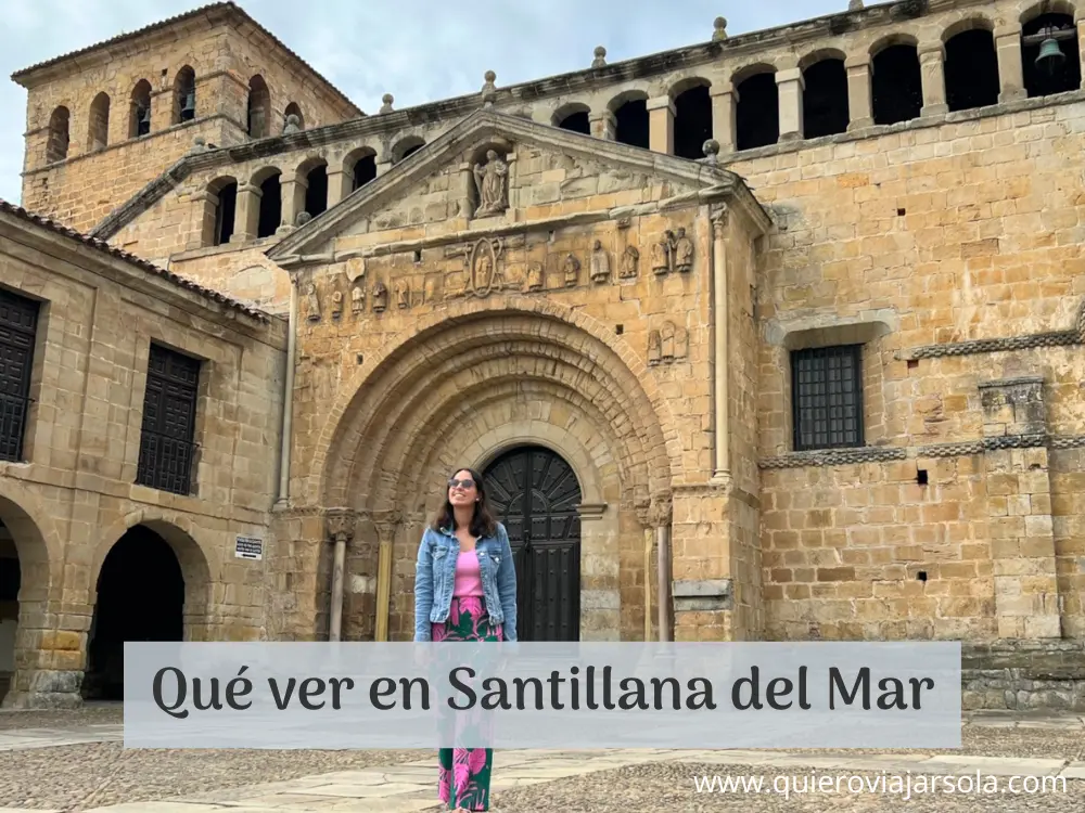 Yo en Santillana del Mar