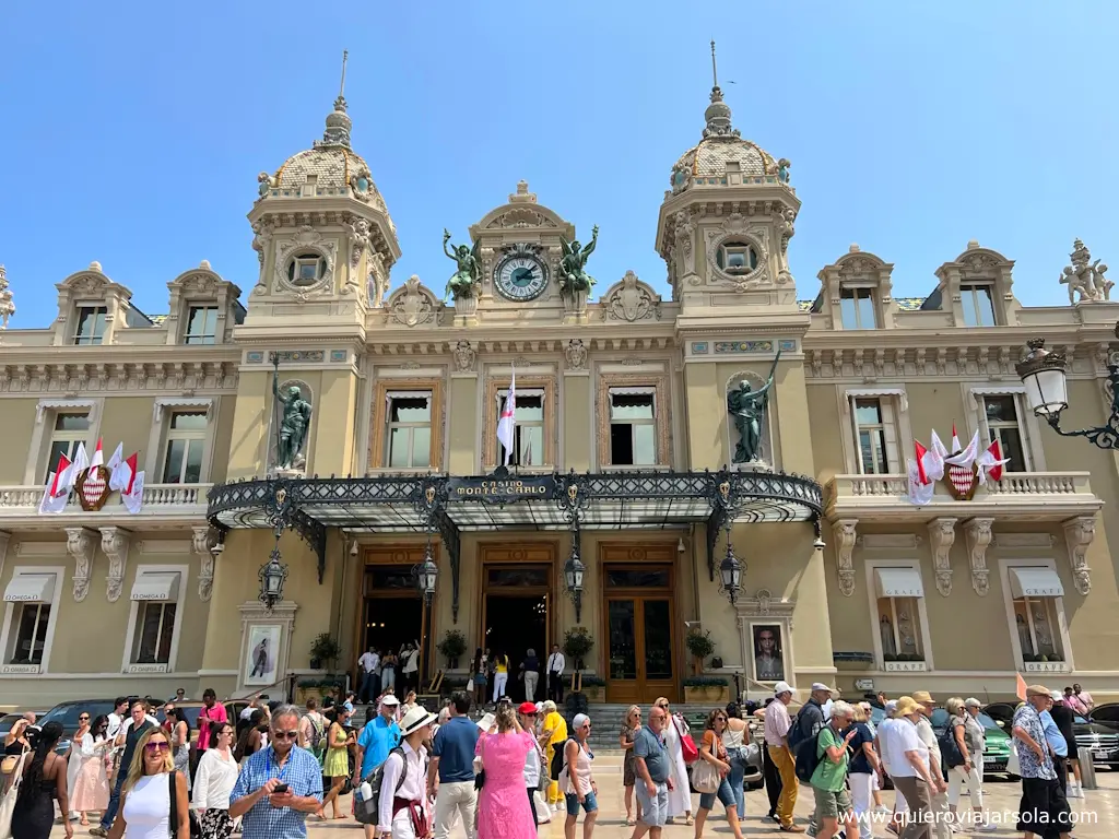 Fachada del Casino de Monte Carlo en Mónaco