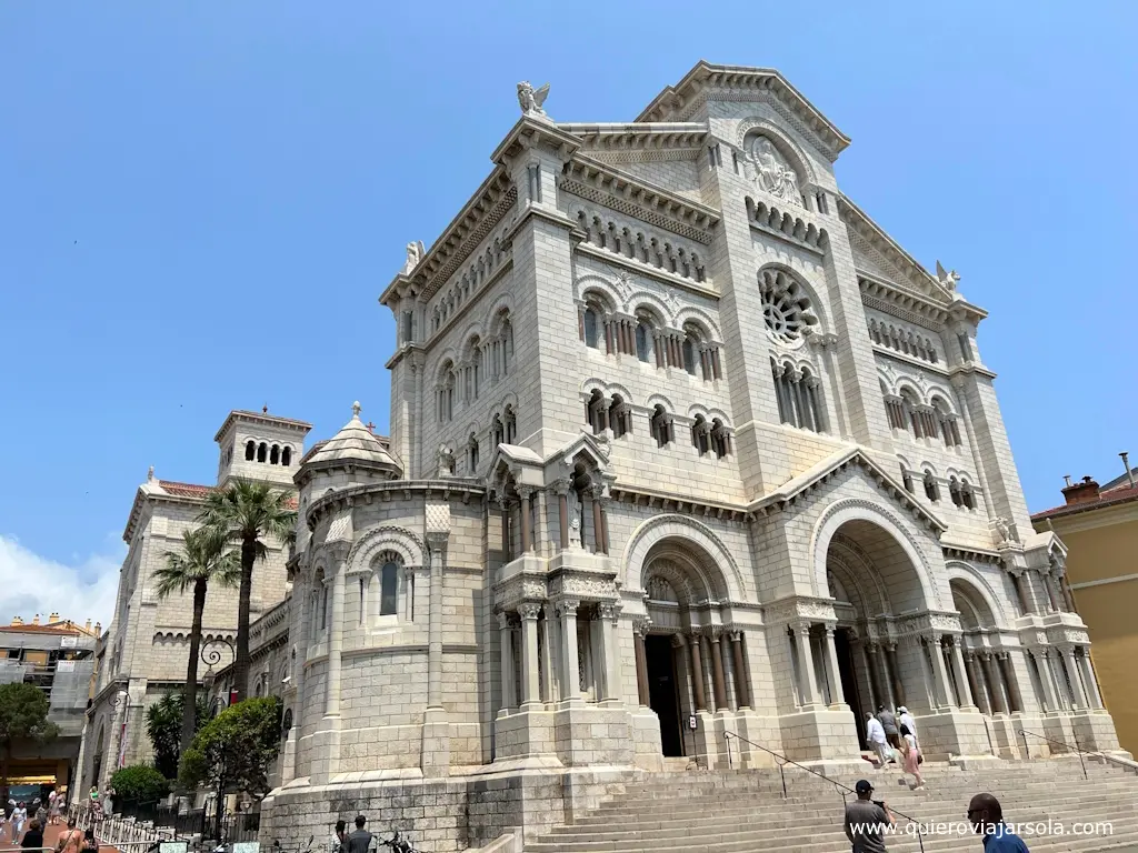 Fachada de la Catedral de Mónaco