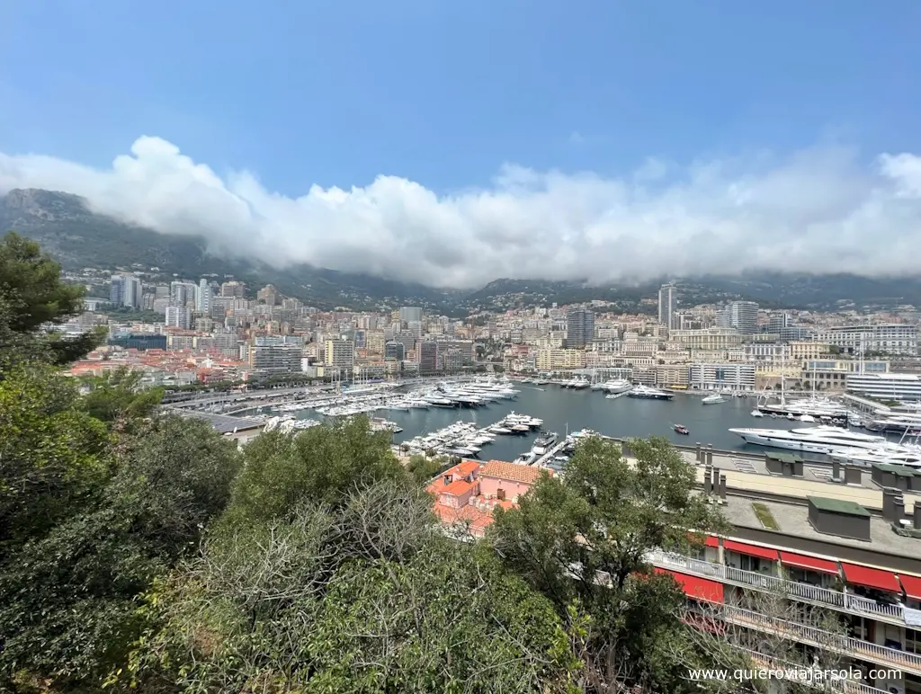 Vistas del puerto de Mónaco