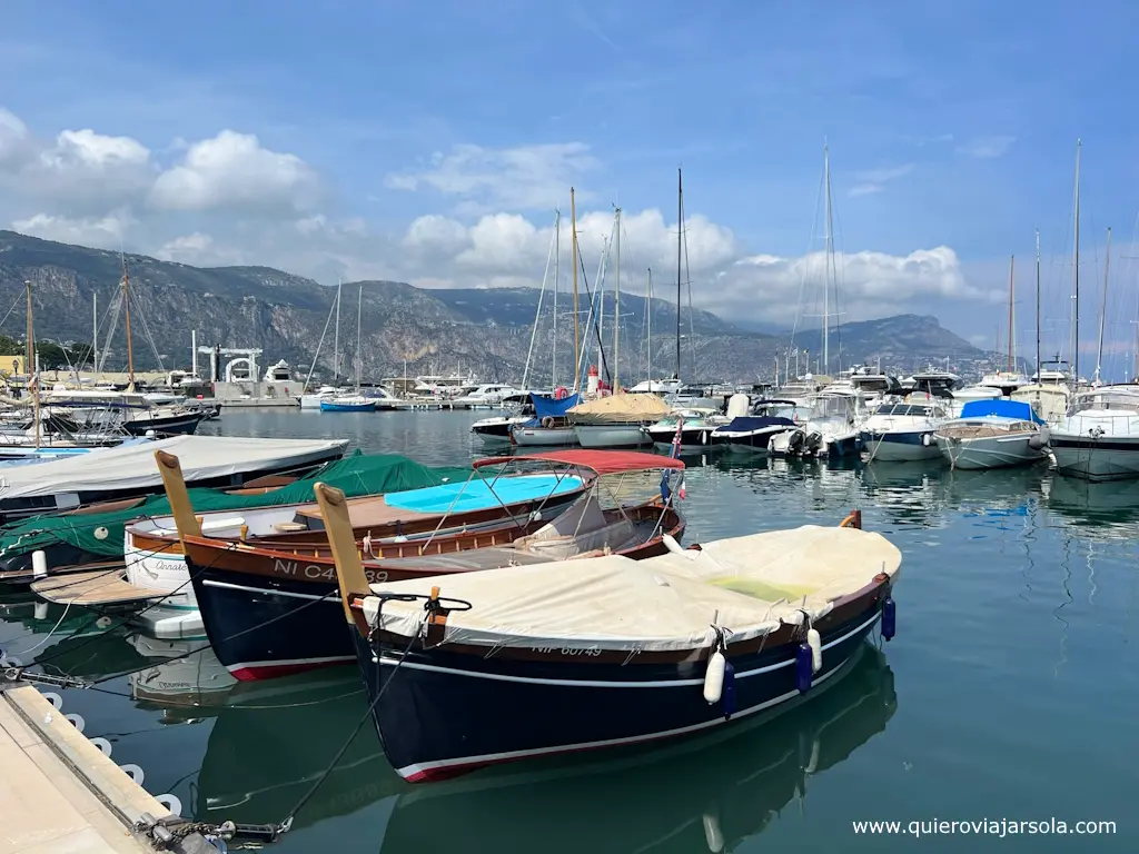 Barcos en el puerto de Saint Jean Cap Ferrat