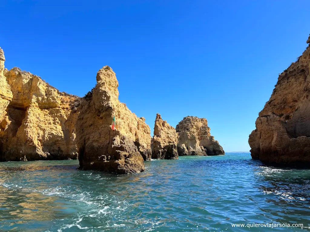 Formaciones rocosas de la Ponta da Piedade en Lagos