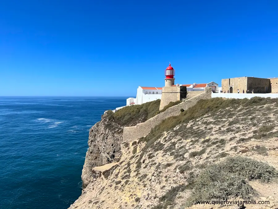 Vista del Faro del Cabo de San Vicente (Portugal)