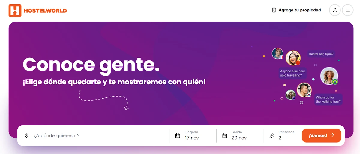 Código descuento Hostelworld