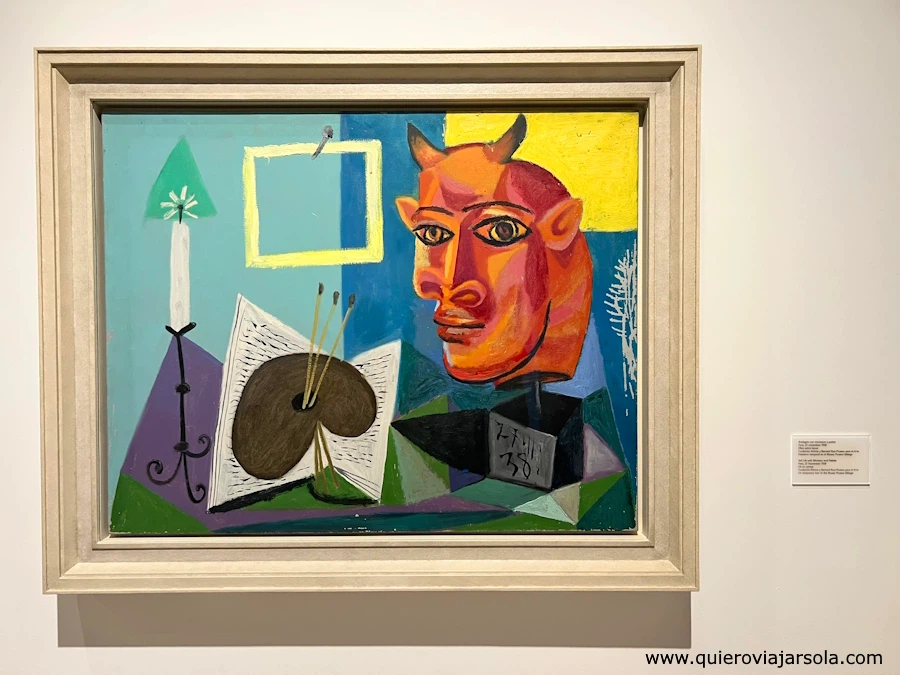 Un cuadro de Picasso en el Museo Picasso de Málaga