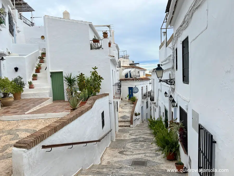 Una calle de Frigiliana