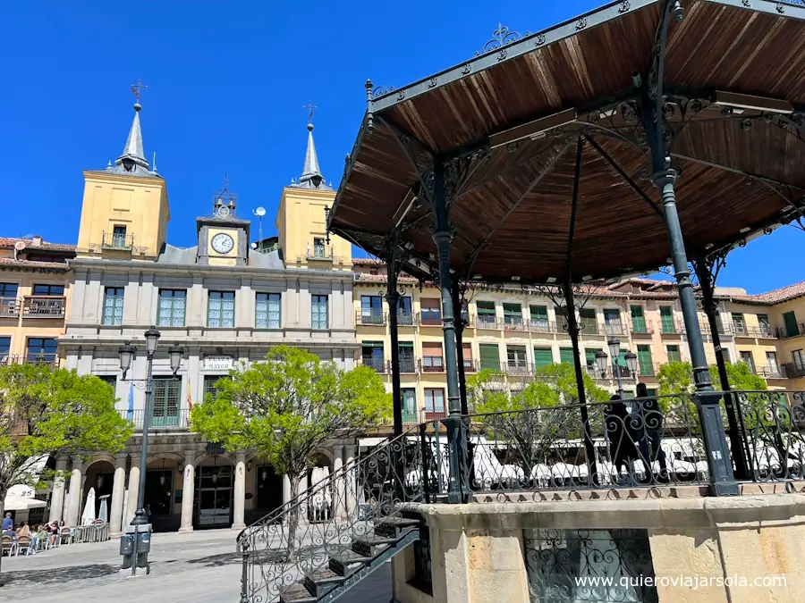 Ayuntamiento de Segovia en la Plaza Mayor