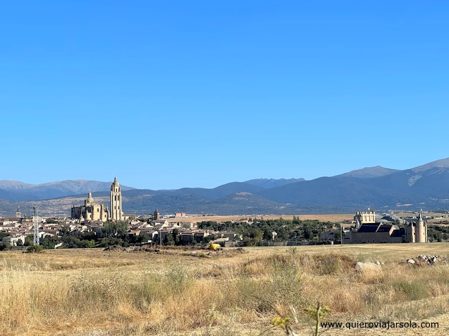 Vistas de Segovia desde Zamarramala