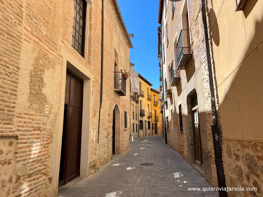 Calle de la Judería Vieja en Segovia