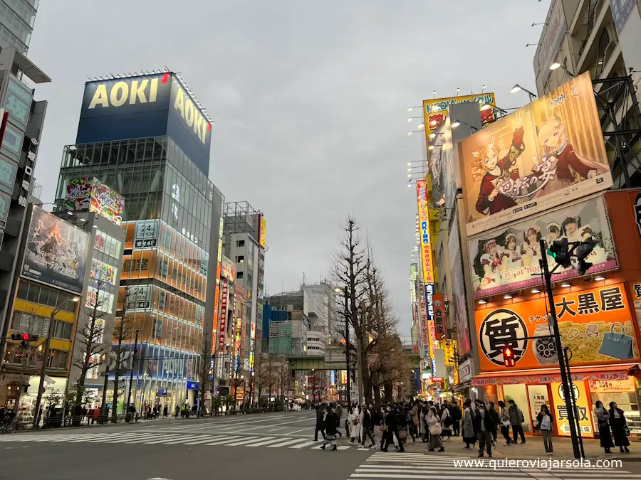 Calle principal de Akihabara