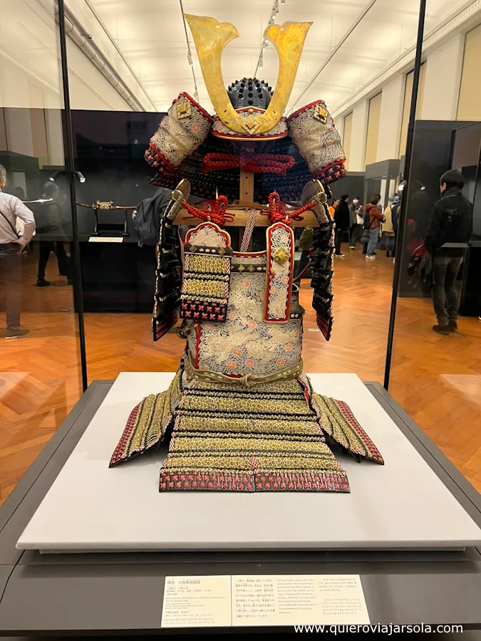 Armadura de samurai en el Museo Nacional de Tokio