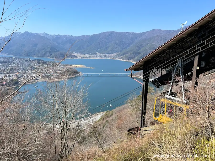 Vistas del lago desde el teleférico